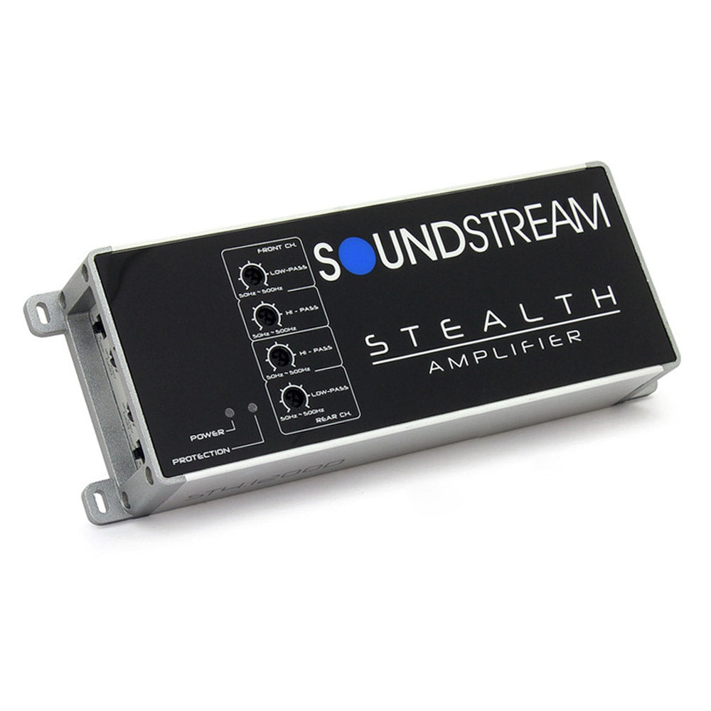 Soundstream ST4.1200D Stealth Series 1200W Class D 4 Channel Amplifier