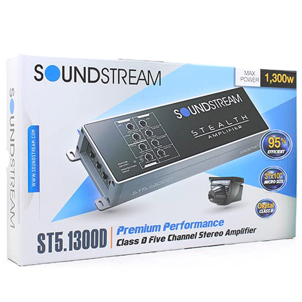 Soundstream ST5.1300D Stealth Series 5 Channels Micro-Amp