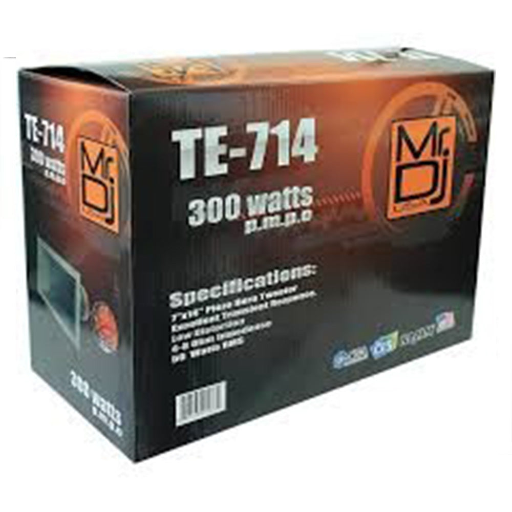 MR DJ TE714 7 InchX14 Inch 300W Pro Audio Pa/Dj Wide Screw-On Type Piezo Compression Horn Tweeter