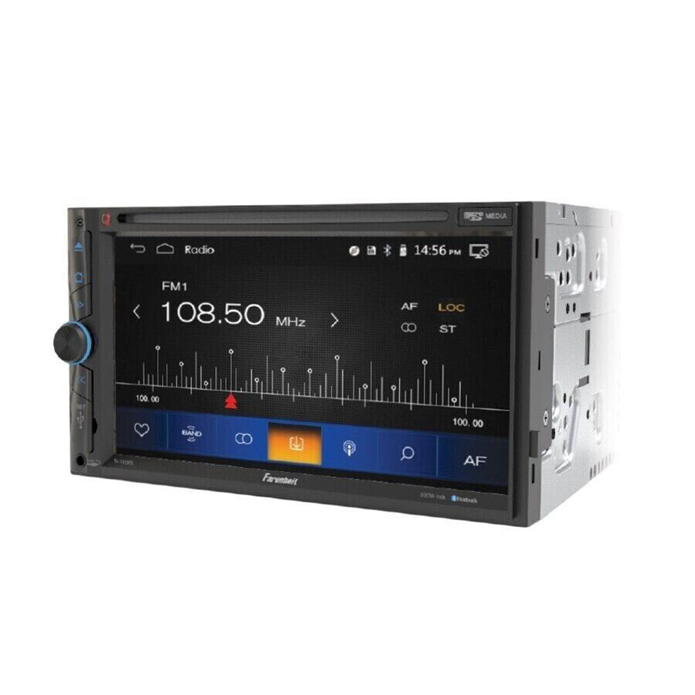 Farenheit TIN-702HB 2 DIN 6.2 Inch LCD GPS Navigation DVD Multimedia Source Unit