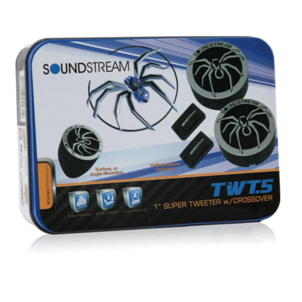Soundstream TWT-5 1 Inch 4 Ohm 110 watt PIE Dome Tweeters (TWT 5)