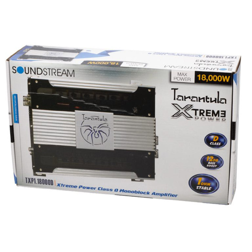 Soundstream TXP1.18000D Tarantula Xtreme Power Series Full Range Monoblock Amplifier