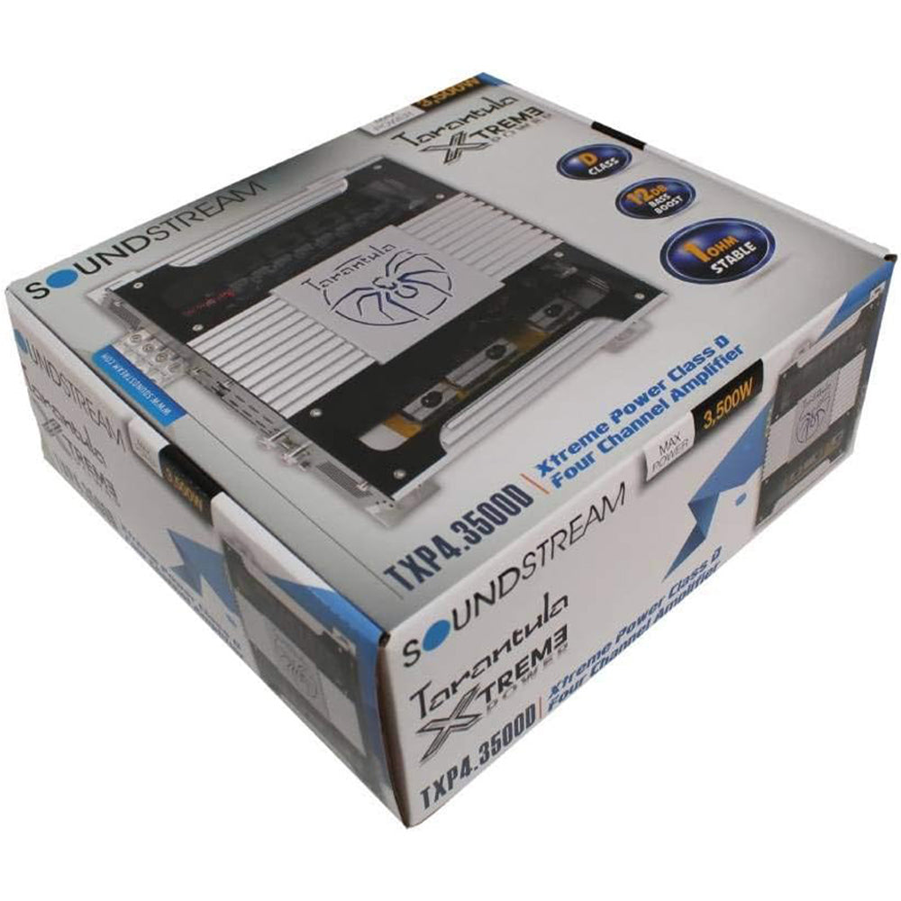 Soundstream TXP4.3500D Tarantula Xtreme Power Series 4-Channel Full Range Amplifier
