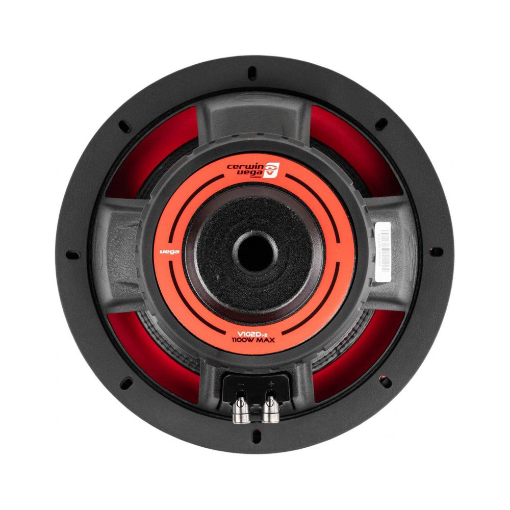Cerwin Vega V102DV2 1100W Max (400W RMS) 10" Vega Series Dual 2 ohm Car Subwoofer