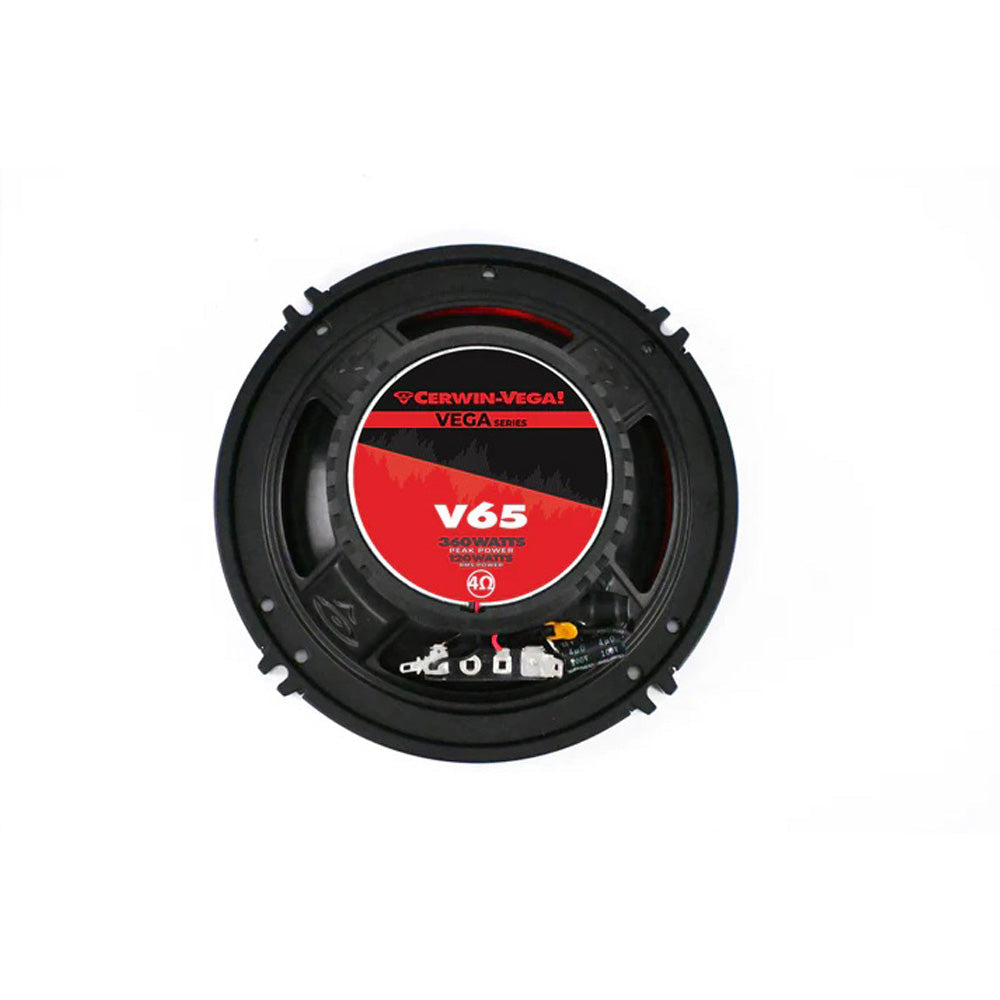 Cerwin Vega V65 Vega 2025 Edition 6.5 Inch 2-Way Coaxial Speakers (4Ω)
