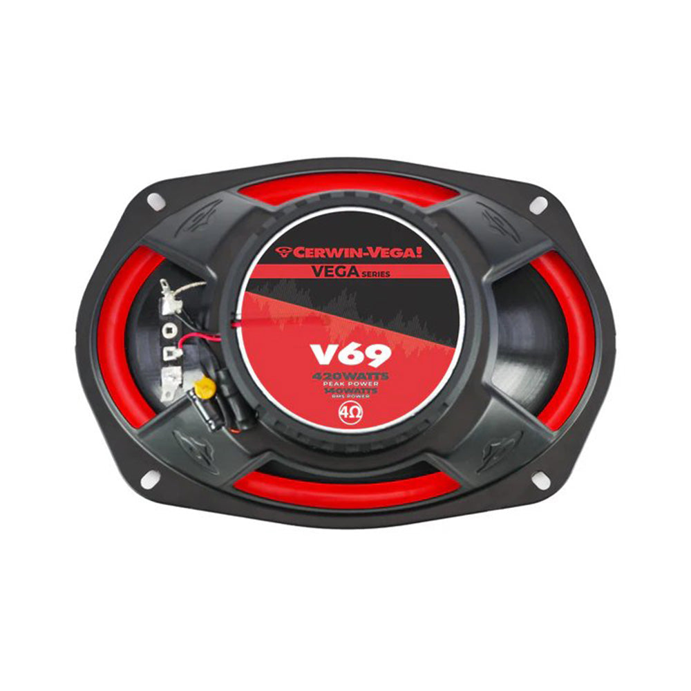 Cerwin Vega V69 Vega 2025 Edition 6 Inch x 9 Inch 2-way Coaxial Full Range Speakers
