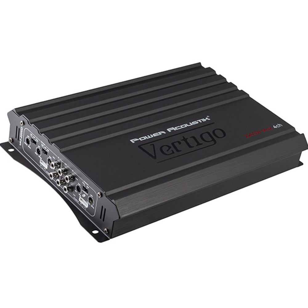 Power Acoustik VA4-2200D 2200W Class A/B 4-Channel Full Range Car Amplifier