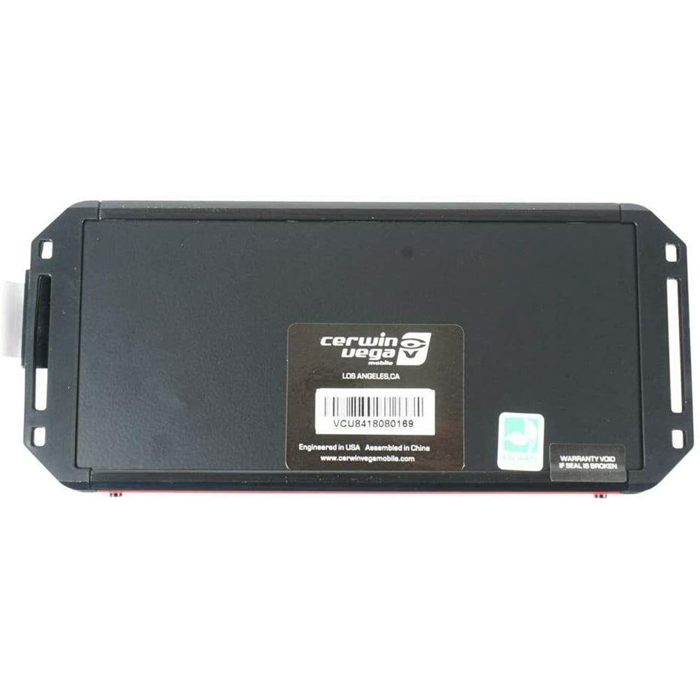 Cerwin Vega VCU-84 1200W Peak 500W RMS Class D 4 Channel Marine Amplifier