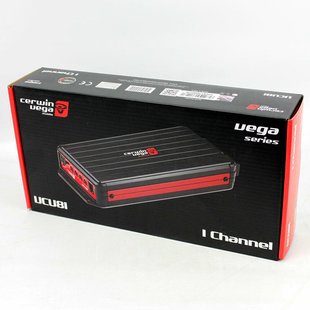 Cerwin Vega VCU81 Vega Series 600W Class D Monoblock Car Audio Amplifier