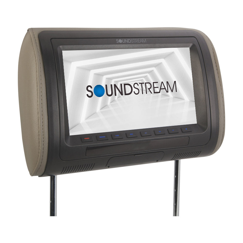 Soundstream VH90CC 9 Inch Pre-loaded Universal Replacement Headrest