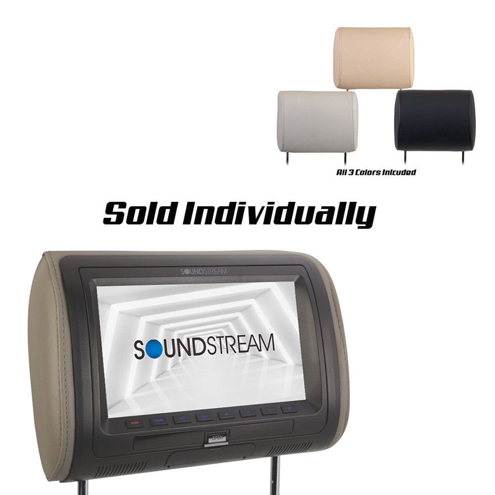 Soundstream VHD.90CC 9 Inch LCD Screen Universal Replacement Headrest