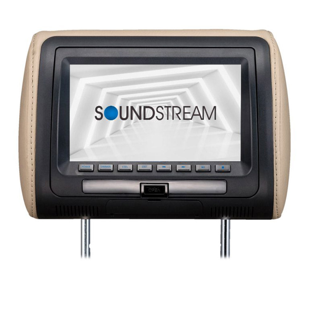 Soundstream VHD70CC 7 Inch LCD Monitor Universal Replacement Headrest