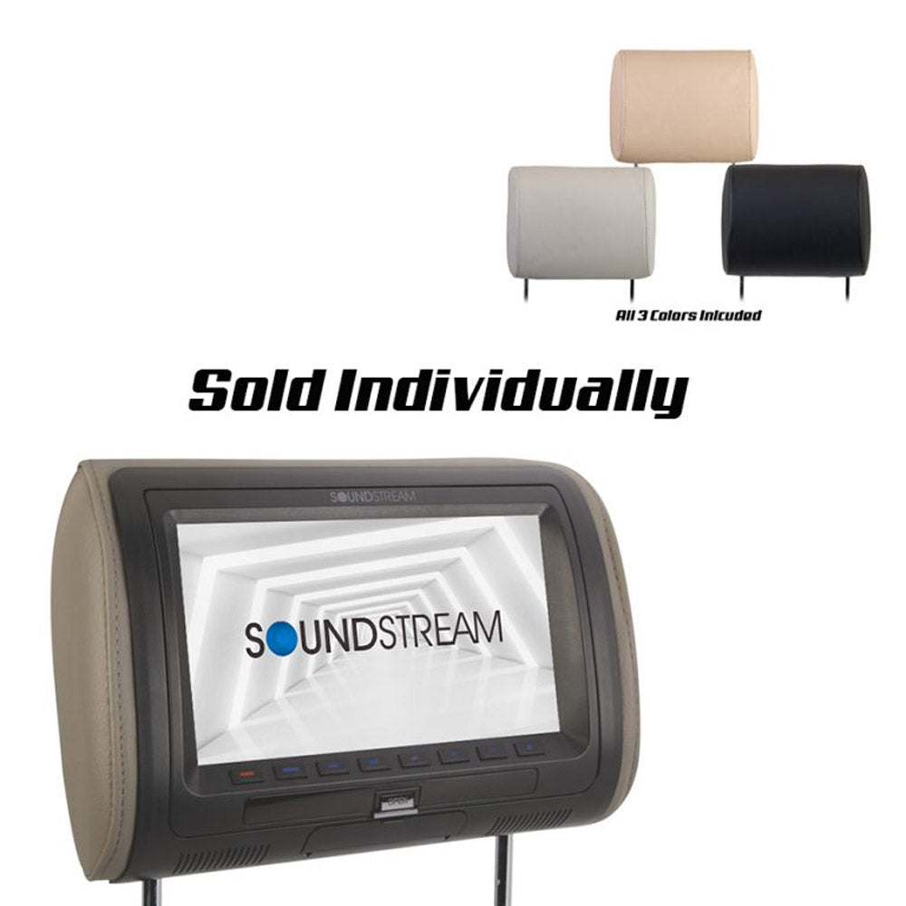 Soundstream VHD70CC 7 Inch LCD Monitor Universal Replacement Headrest