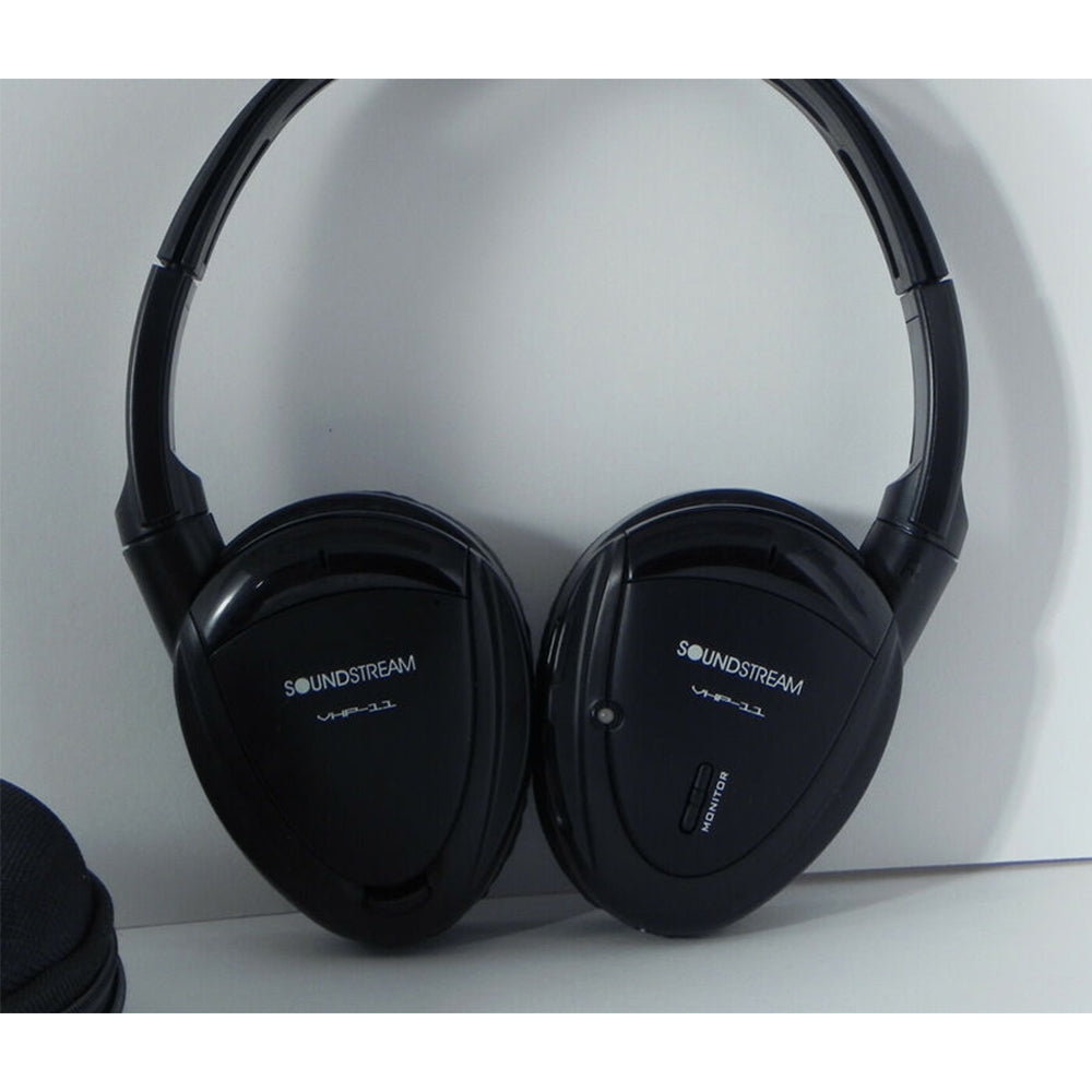 Soundstream VHP-11 Single-Channel IR Foldable Headphones with Storage Case
