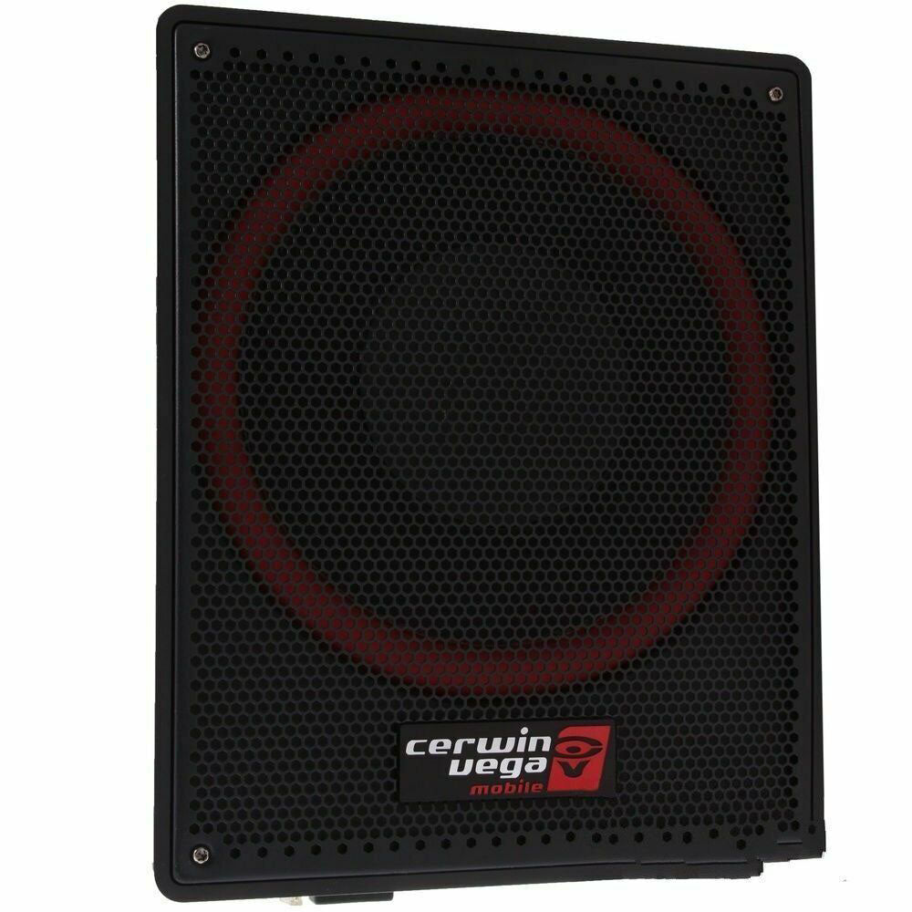 Cerwin Vega VPAS12 600W Max (250W RMS) 12 Inch Under Seat Powered Subwoofer Enclosure