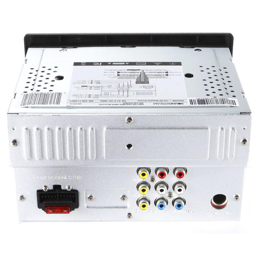 Soundstream VR-651B Double DIN Bluetooth InDash DVD/CD/AM/FM Car Receiver
