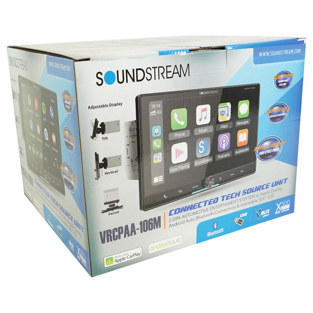 Soundstream VRCPAA-106M Floating 10.6 Inch Multimedia Touchscreen (No DVD/CD)