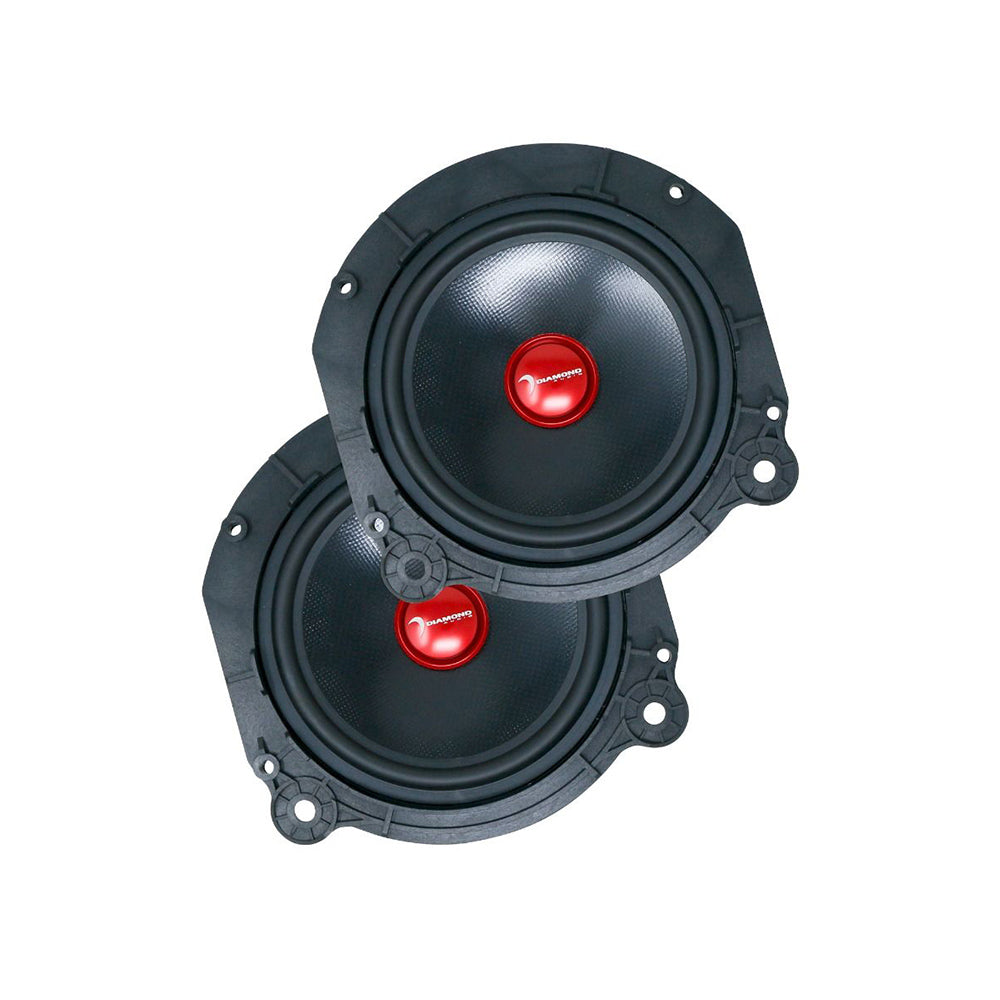 Diamond Audio X-65C 300W Peak (150W RMS) 6.5 inch Component Speakers for Tesla Model X Specific