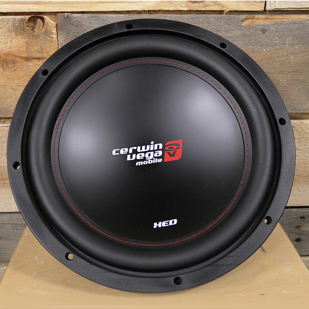Cerwin Vega XED12V2 1000W Max 125W RMS 12" XED Series Single 4-Ohm Car Subwoofer