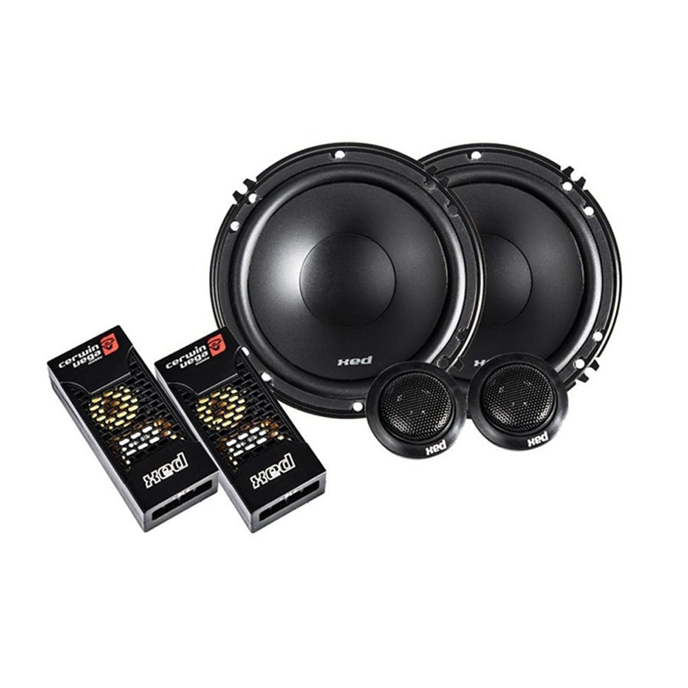 Cerwin Vega XED650C 300W 6.5 Inch XED Series 2 Way Car Component System
