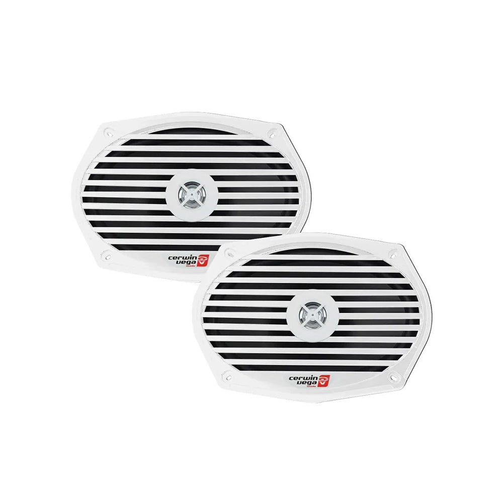 Cerwin Vega XM69W RPM XED 6"x9" 2-Way Marine Coaxial Speakers - White (Refurbished)