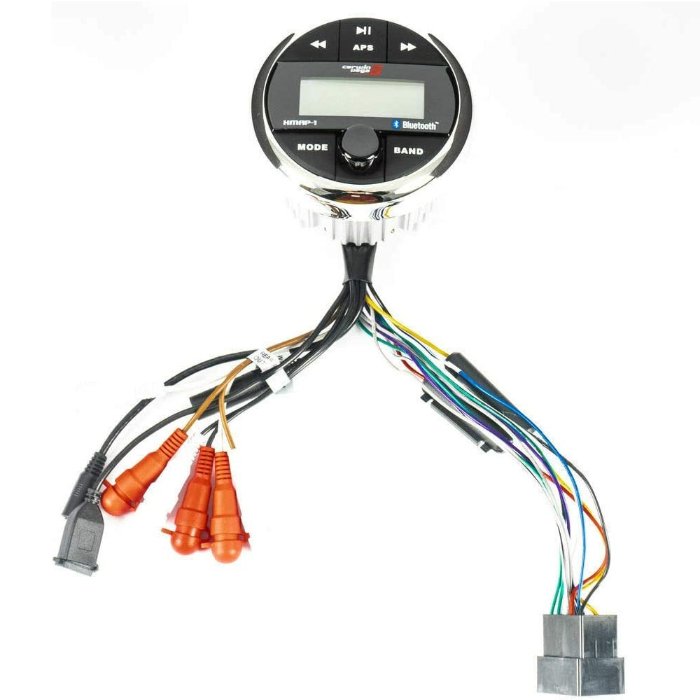 Cerwin Vega XMAP1 RPM XED 3” Waterproof In-Dash Gauge Mount Marine Audio Player