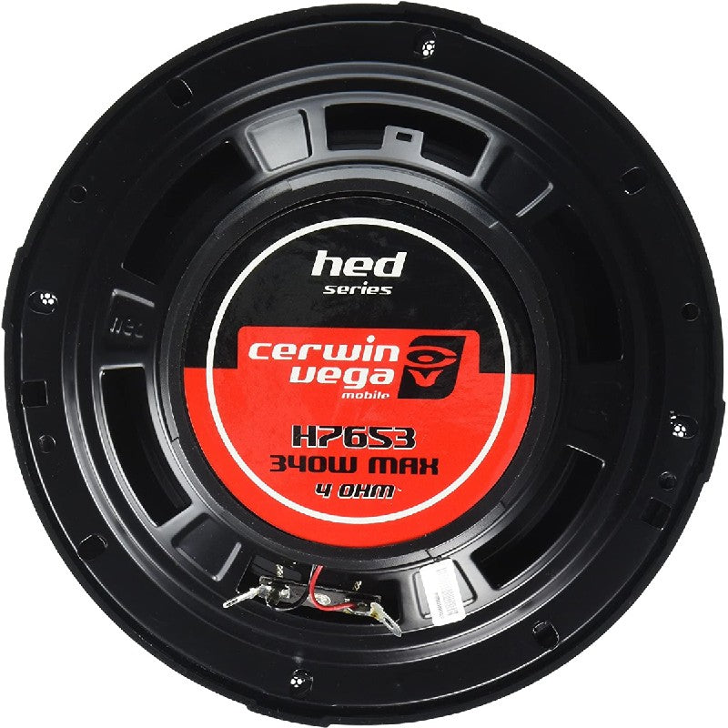 Cerwin Vega H7653 680W Max 120W RMS 6.5 Inch HED Series 3 Way Coaxial Speakers