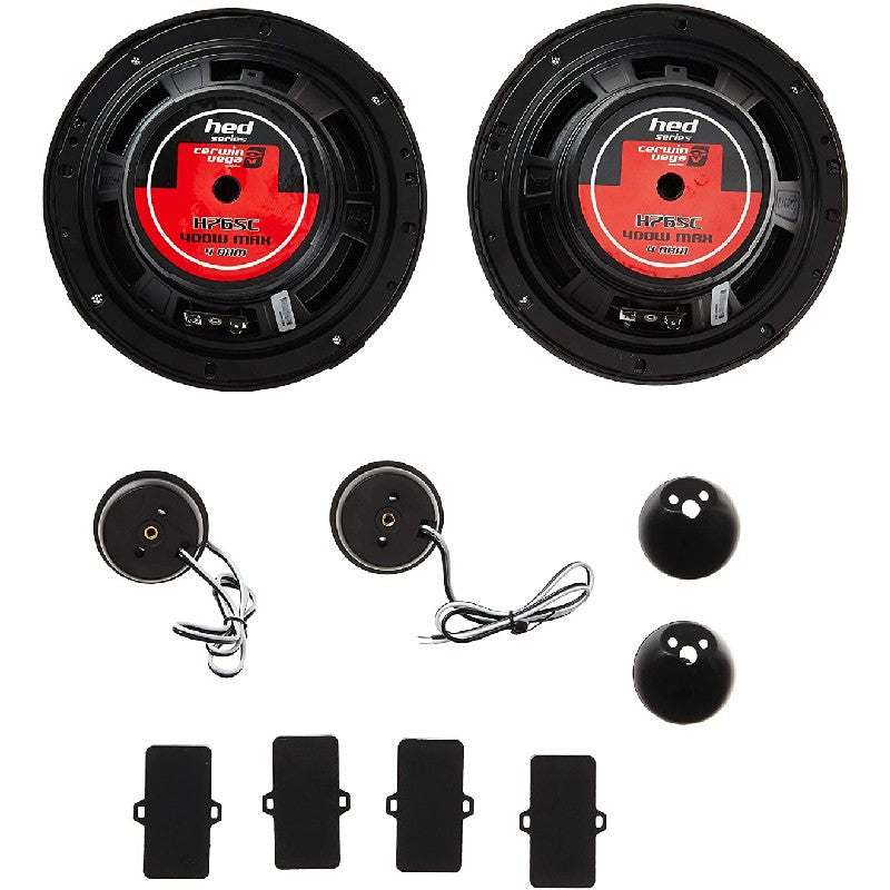 Cerwin Vega H765C 800W Max 120W RMS 6.5" HED Series 2-Way Component Car Speakers