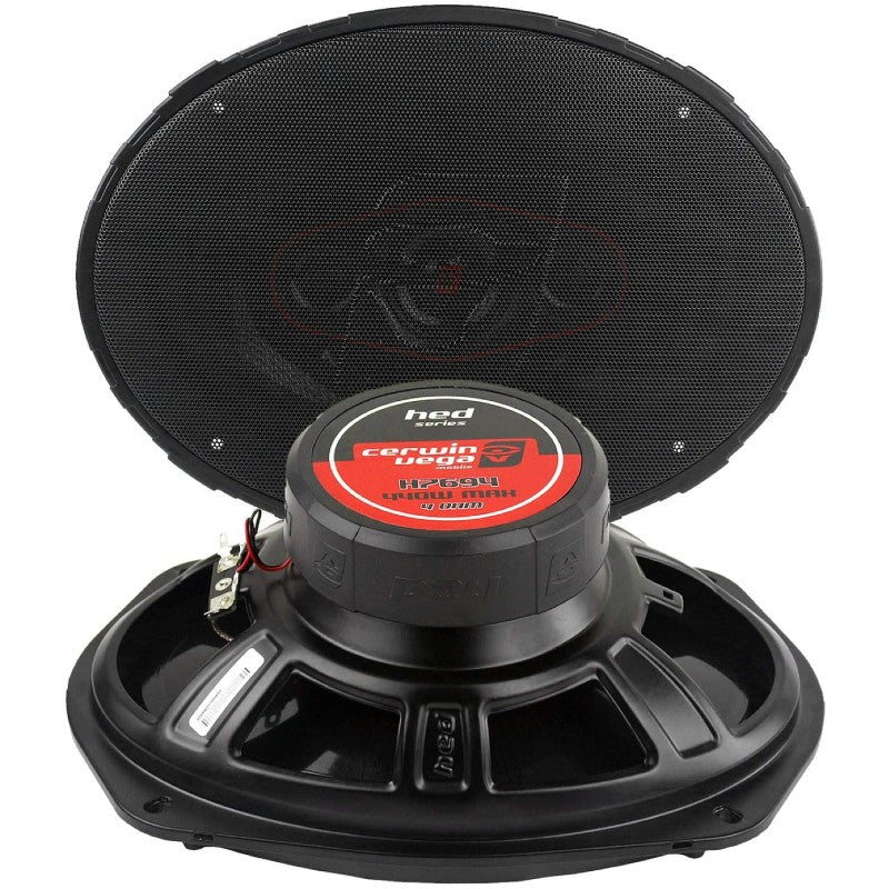 Cerwin Vega H-7694 880W Max 150W RMS HED Series 6 Inch x 9 Inch 4-way Coaxial Car Speakers