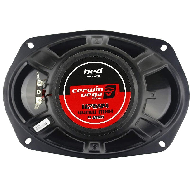 Cerwin Vega H-7694 880W Max 150W RMS HED Series 6 Inch x 9 Inch 4-way Coaxial Car Speakers