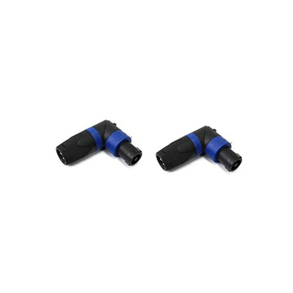 MR DJ SPAM2 2Pcs Speakon Compatible Right Angle PA/DJ Speaker Cable Connector
