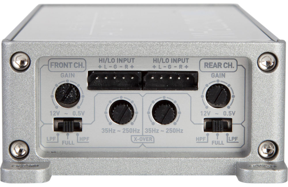 Soundstream ST2.1000D 1000W Max (500W RMS) Stealth Series 2 ohm Stable 2-Channel Class-D Amplifier Remote Gain Knob