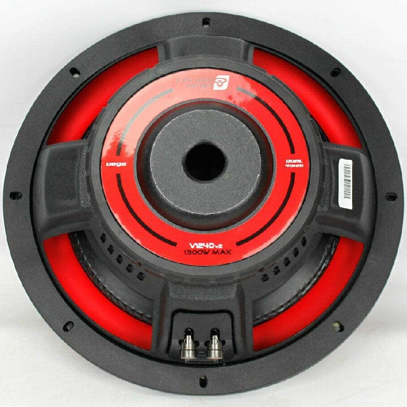 Cerwin Vega V124DV2 12" Vega Series Dual 4 ohm Car Subwoofer