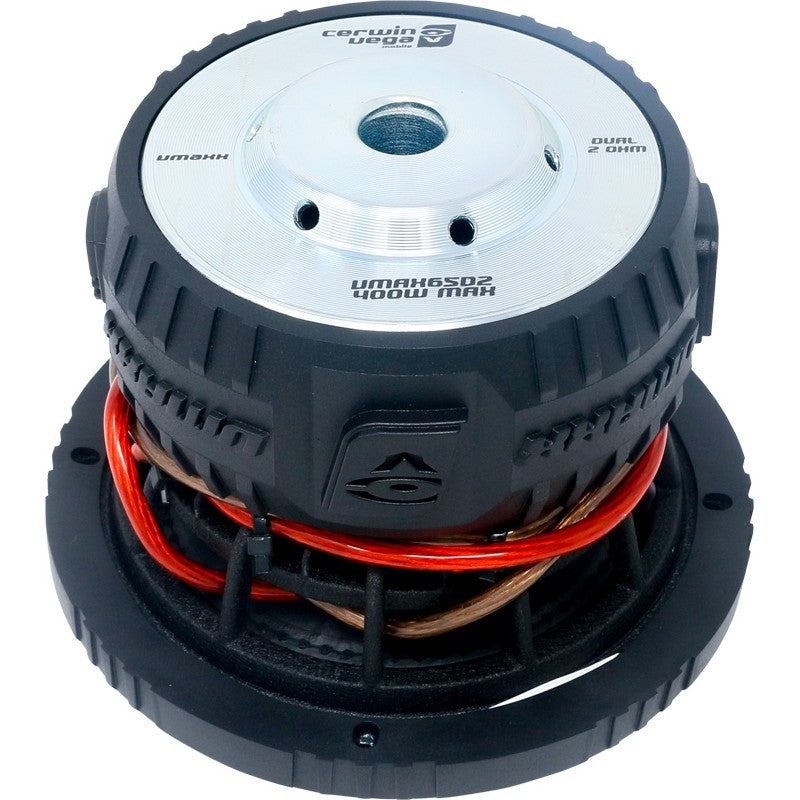 Cerwin Vega VMAX65D2 400W Peak 200W RMS 6.5” Dual 2-Ohm High-Performance Subwoofer